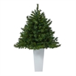 Nearly Natural 4.5ft Wyoming Mixed Pine Christmas Tree w/ 250 Clear Lights