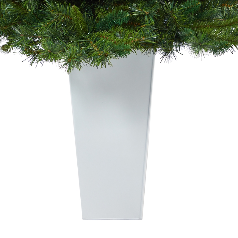Nearly Natural 4.5ft Wyoming Mixed Pine Christmas Tree w/ 250 Clear Lights