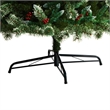 Nearly Natural 10ft Frosted Swiss Pine Christmas Tree w/ 850 Clear LED Lights