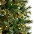 Nearly Natural 10ft Wisconsin Slim Snow Tip Pine Christmas Tree w/1050 Clear LED