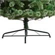 Nearly Natural 10ft Wisconsin Slim Snow Tip Pine Christmas Tree w/1050 Clear LED