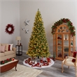 Nearly Natural 10ft Wisconsin Slim Snow Tip Pine Christmas Tree w/1050 Clear LED