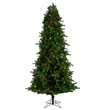 Nearly Natural 7.5ft Montana Mountain Fir Christmas Tree w/ 650 Multi Color LED