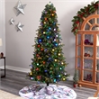 Nearly Natural 7.5ft Montana Mountain Fir Christmas Tree w/ 650 Multi Color LED