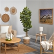 Nearly Natural 6ft Oak Tree in Handmade Jute & Cotton Planter UV Resistant