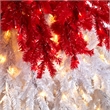 Nearly Natural 9ft Holiday Red Santa Hat Christmas Tree w/ 600 LED Multi-Color