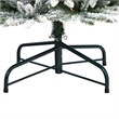 Nearly Natural 12ft Flocked Pencil Christmas Tree w/ 1000 Clear Lights