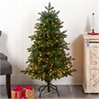 Nearly Natural 4ft South Carolina Fir Christmas Tree w/ 250 Clear Lights