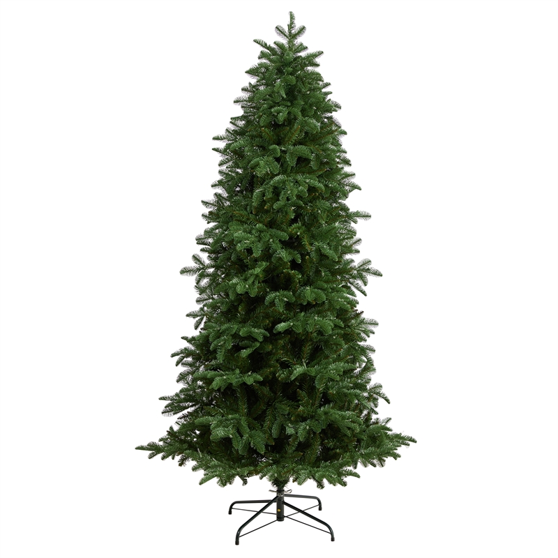 Nearly Natural 7ft South Carolina Fir Christmas Tree w/ 550 Clear LED Lights