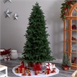 Nearly Natural 7ft South Carolina Fir Christmas Tree w/ 550 Clear LED Lights