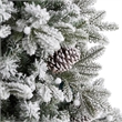 Nearly Natural 7.5ft Flocked Alaskan Pre-Lit Christmas Tree 350 LED Lights