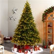 Nearly Natural 9ft Colorado Mountain Fir Natural Look Christmas Tree w/ 900 LED