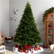 Nearly Natural 9ft Colorado Mountain Fir Natural Look Christmas Tree w/ 900 LED