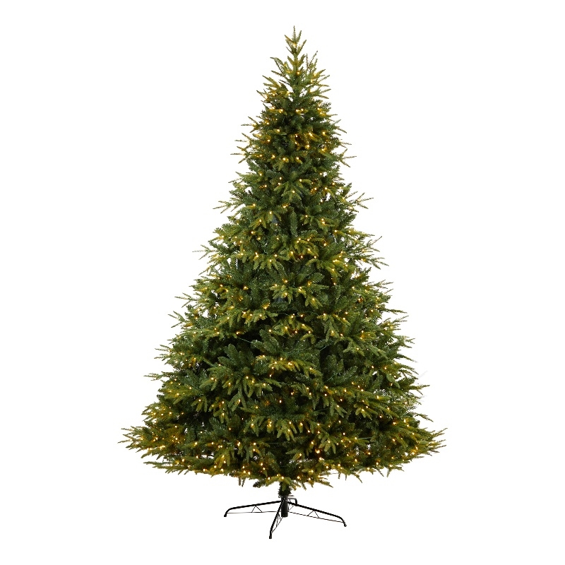 Nearly Natural 9ft Colorado Mountain Fir Natural Look Christmas Tree w/ 900 LED