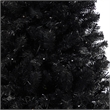 Nearly Natural 6ft Black Christmas Tree w/ 400 Clear LED Lights and 1036 Tips