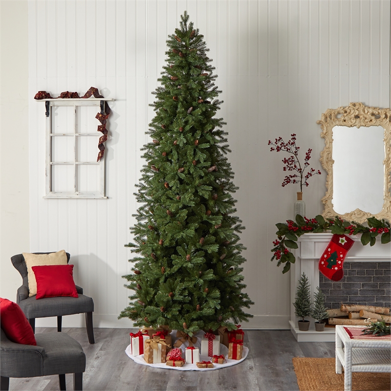 Nearly Natural 10ft Fraser Fir Christmas Tree w/ 780 Multicolor LED Lights