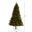 Nearly Natural 7.5ft Vermont Spruce Christmas Tree w/ 650 Color Changing