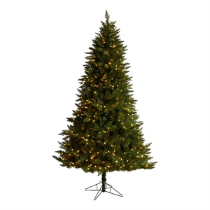 Nearly Natural 7.5ft Vermont Spruce Christmas Tree w/ 650 Color Changing