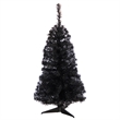 Nearly Natural 3ft Black Christmas Tree w/ 50 LED Lights 118 Bendable Branches
