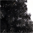 Nearly Natural 3ft Black Christmas Tree w/ 50 LED Lights 118 Bendable Branches