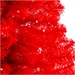 Nearly Natural 3ft Red Artificial Christmas Tree with 50 LED Lights