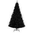 Nearly Natural 10ft Black Christmas Tree with 950 Clear LED Lights 3056 Tips