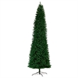 Nearly Natural 11ft Slim Green Mountain Pine Christmas Tree w/ 950 Clear LED