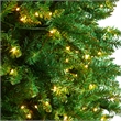 Nearly Natural 12ft Slim Green Mountain Pine Christmas Tree w/ 1100 Clear LED