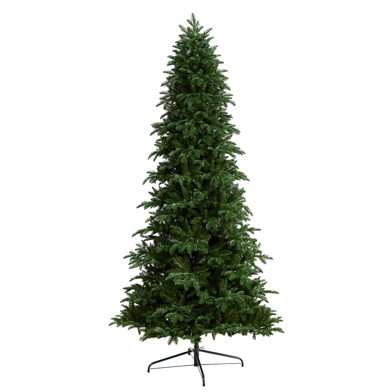 Nearly Natural 9ft South Carolina Fir Christmas Tree w/ 750 Clear LED Lights
