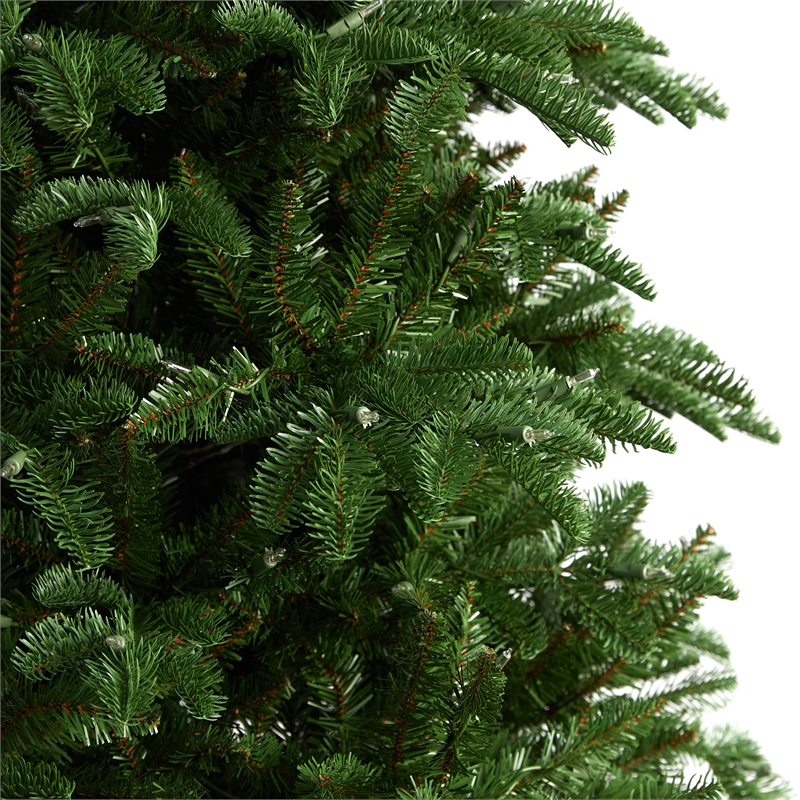 Nearly Natural 9ft South Carolina Fir Christmas Tree w/ 750 Clear LED Lights