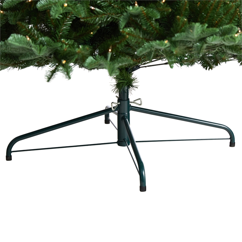 Nearly Natural 9ft South Carolina Fir Christmas Tree w/ 750 Clear LED Lights