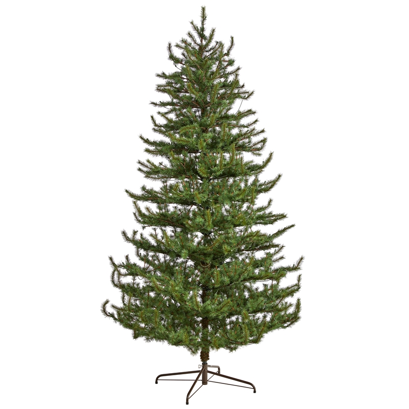Nearly Natural 9ft Vancouver Mountain Pine Christmas Tree w/ 750 Clear Lights