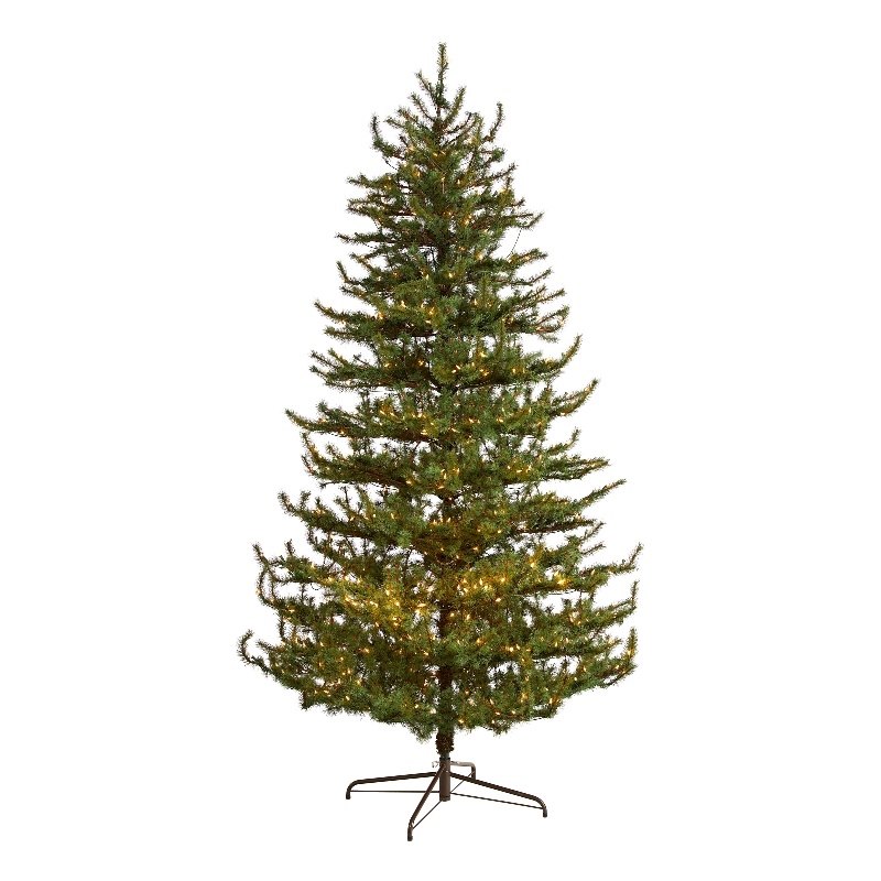 Nearly Natural 9ft Vancouver Mountain Pine Christmas Tree w/ 750 Clear Lights
