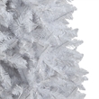 Nearly Natural 10ft Slim White Christmas Tree with 800 Warm White LED Lights