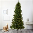Nearly Natural 10ft Belgium Fir Natural-Look Green Christmas Tree