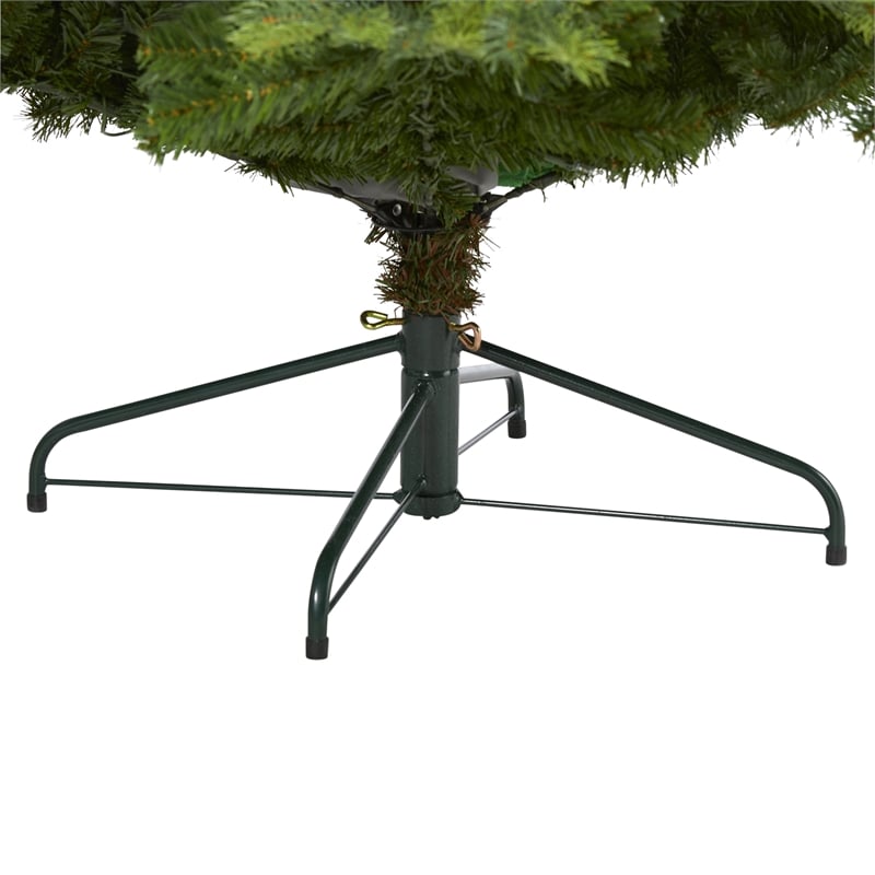 Nearly Natural 8ft North Carolina Spruce Artificial Green Christmas Tree