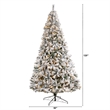 Nearly Natural 10ft Flocked White River Mountain Pine Christmas Tree