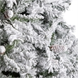 Nearly Natural 10ft Flocked White River Mountain Pine Christmas Tree