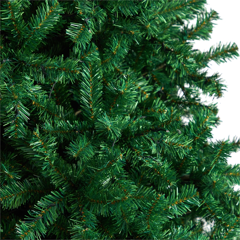 Nearly Natural 10ft Northern Tip Christmas Tree w/ 800 Clear LED Lights