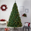 Nearly Natural 10ft Northern Tip Christmas Tree w/ 800 Clear LED Lights