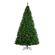 Nearly Natural 10ft Northern Tip Christmas Tree w/ 800 Clear LED Lights