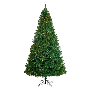 Nearly Natural 11ft Northern Tip Christmas Tree w/ 1000 Clear LED Lights