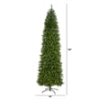 Nearly Natural 9ft Slim Green Mountain Pine Christmas Tree