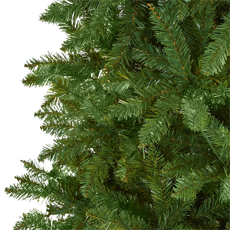 Nearly Natural 9ft Slim Green Mountain Pine Christmas Tree