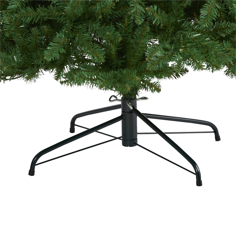 Nearly Natural 9ft Slim Green Mountain Pine Christmas Tree