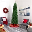 Nearly Natural 9ft Slim Green Mountain Pine Christmas Tree