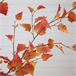 Nearly Natural 6ft Autumn Birch Artificial Fall Tree in Orange