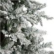 Nearly Natural 9.5ft Slim Flocked Nova Scotia Spruce Christmas Tree