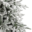 Nearly Natural 9.5ft Flocked Manchester Spruce Christmas Tree w/ 650 Lights