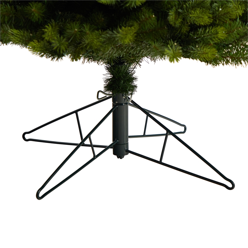 Nearly Natural 8.5ft Slim Colorado Mountain Spruce Christmas Tree